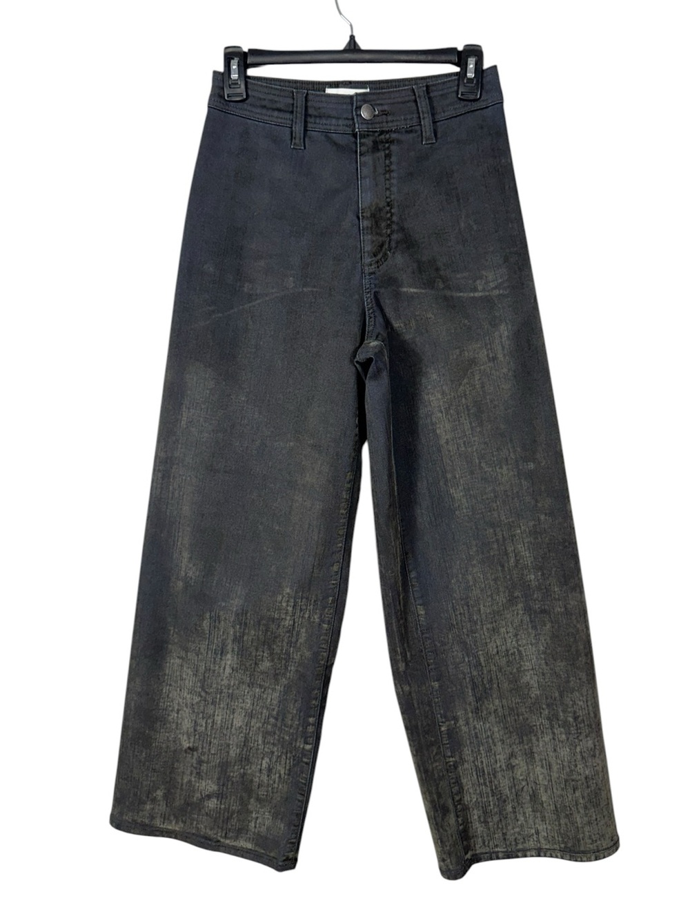 Womens Y2K Baggy Wide Leg Jeans Size 4 Grunge Festival Streetwear Indie Sleaze
